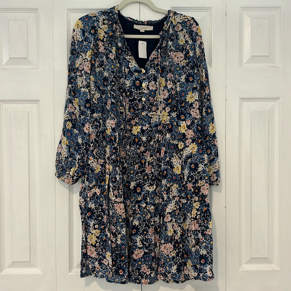 NWT floral Loft dress